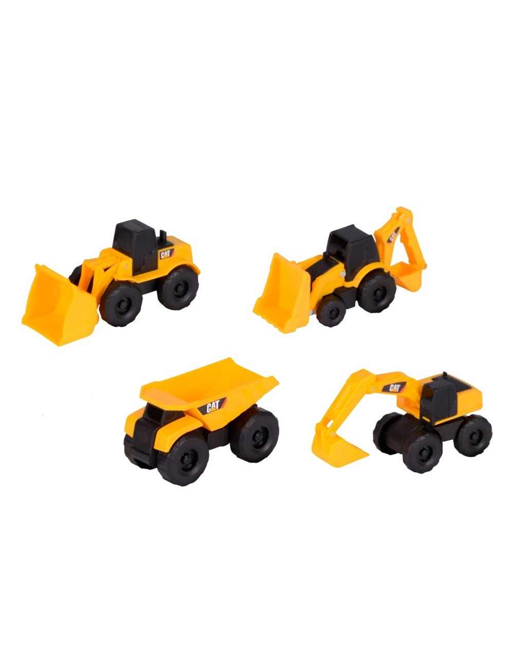 Camion Vehiculo Construccion Truck X 4 Unidades