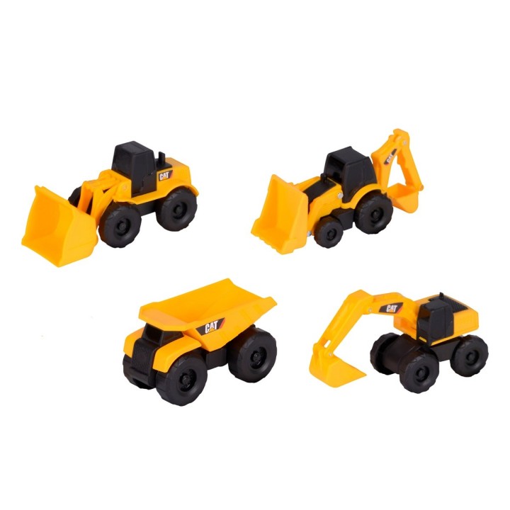 Camion Vehiculo Construccion Truck X 4 Unidades