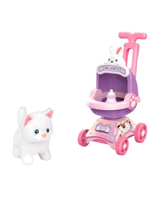 Coche Con Mascota De Juguete Niñas Interactivo