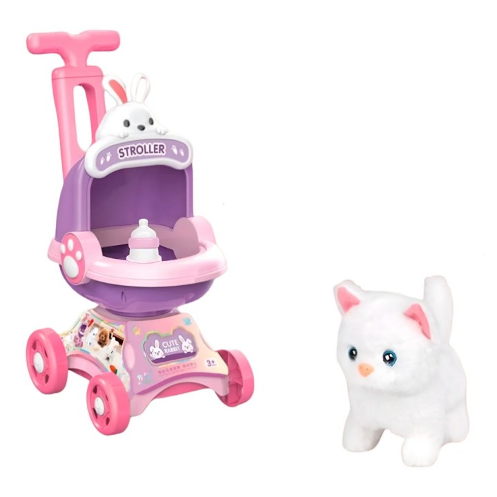 Coche Con Mascota De Juguete Niñas Interactivo
