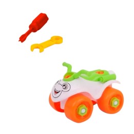 Cuatrimoto Figura Armable + Destornillador Juguete