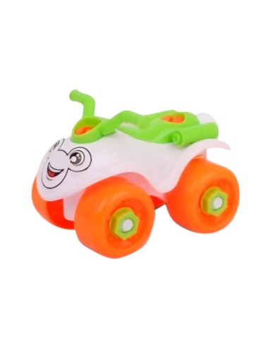 Cuatrimoto Figura Armable + Destornillador Juguete