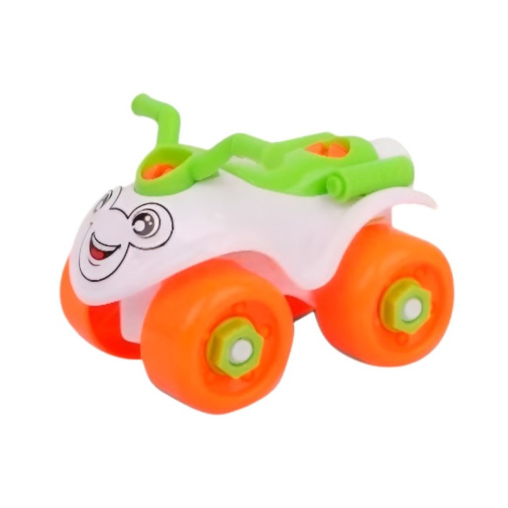Cuatrimoto Figura Armable + Destornillador Juguete