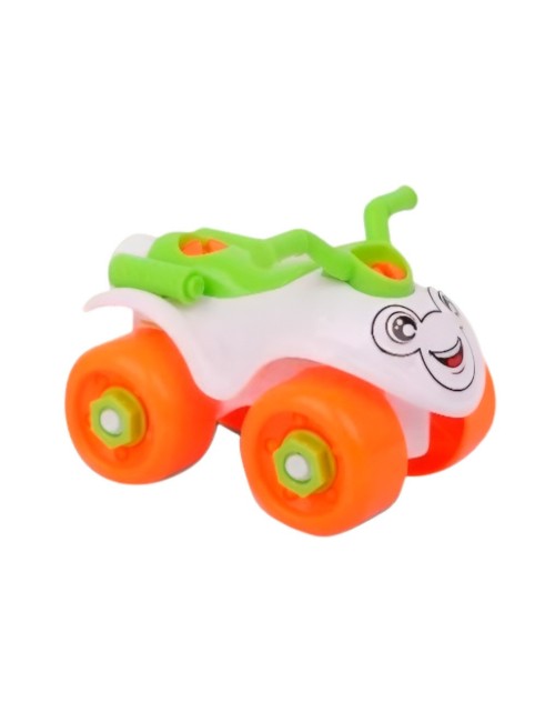 Cuatrimoto Figura Armable + Destornillador Juguete