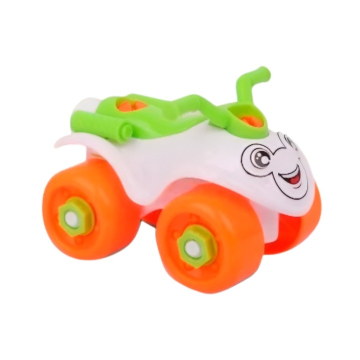 Cuatrimoto Figura Armable + Destornillador Juguete