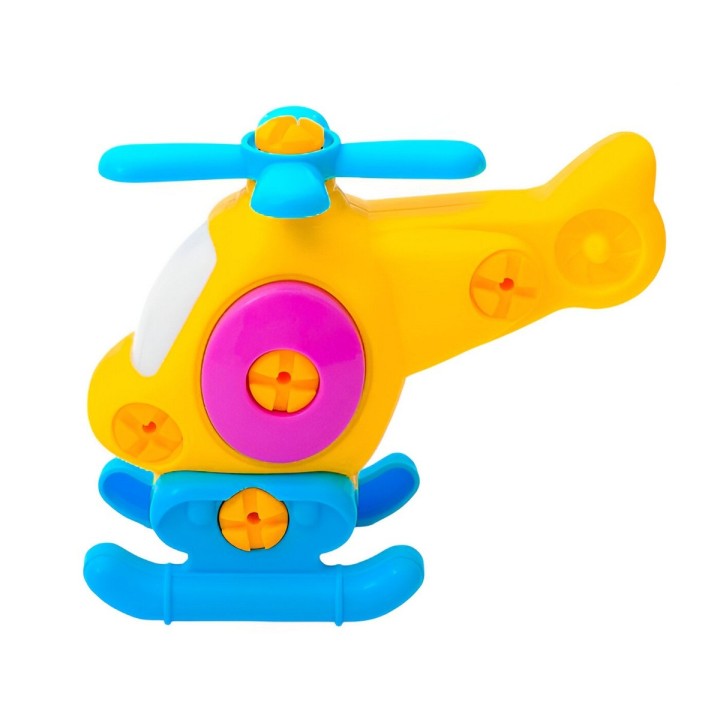 Helicoptero Figura Armable + Destornillador Juguete