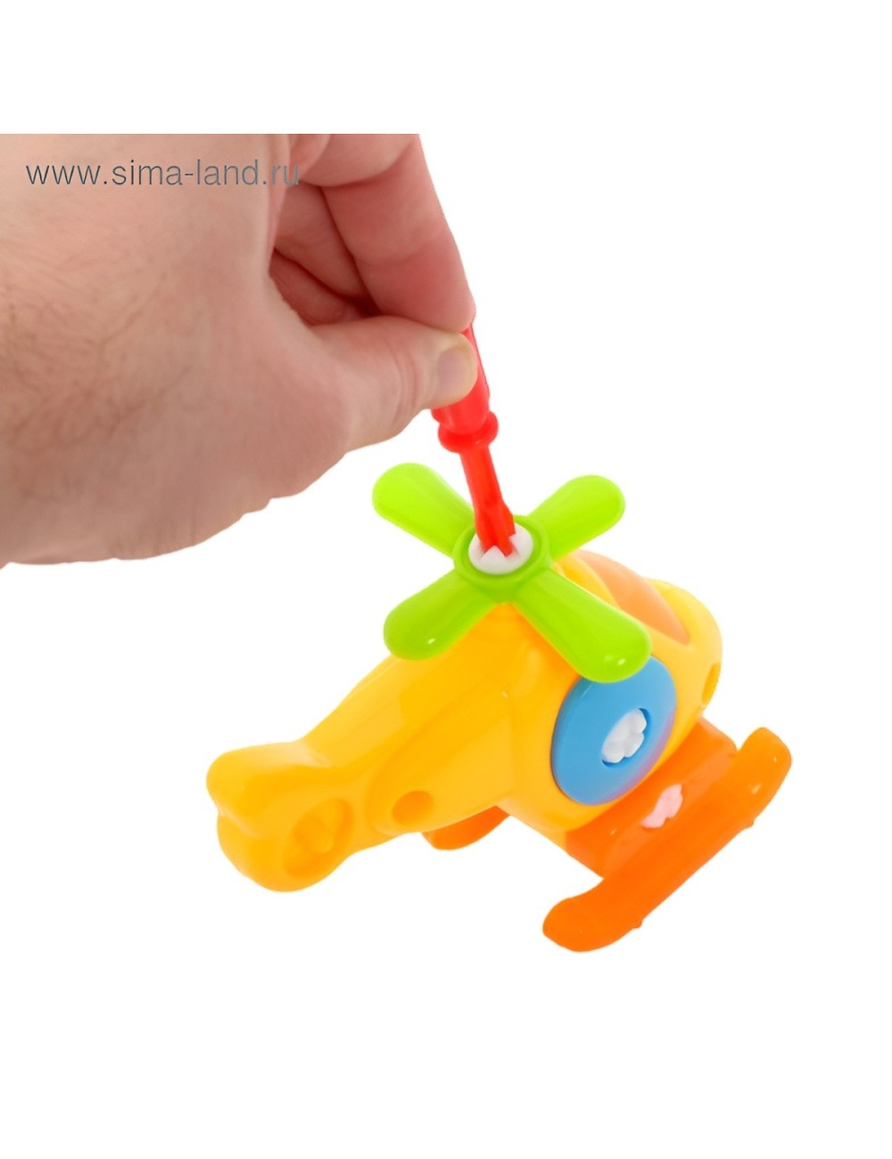 Helicoptero Figura Armable + Destornillador Juguete