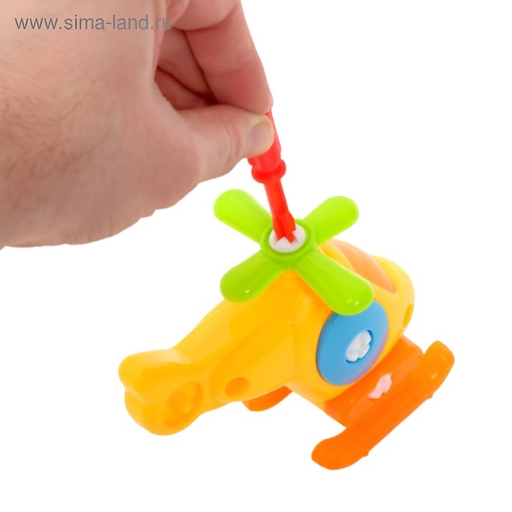Helicoptero Figura Armable + Destornillador Juguete