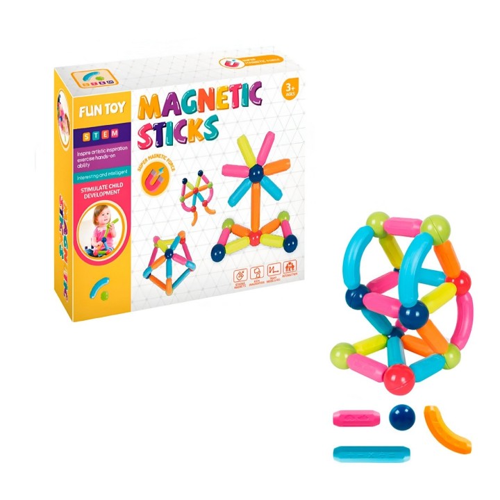 Juego Bloques Figuras Magneticas Didacticas Aprendizaje