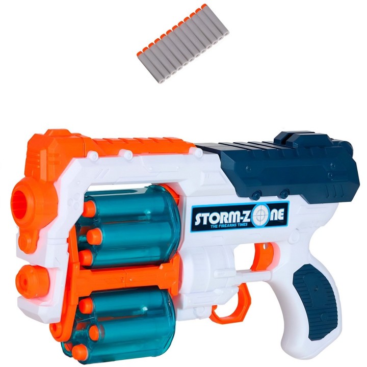 Pistola Dardos Nerf Storm + Dardos Juguete Interactivo