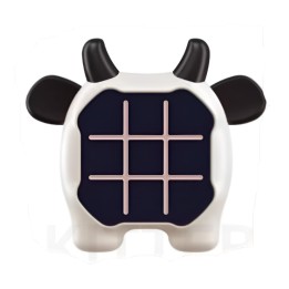 Juego De Mesa Triqui Tic Tact 2 En 1 Vaca Estrategia