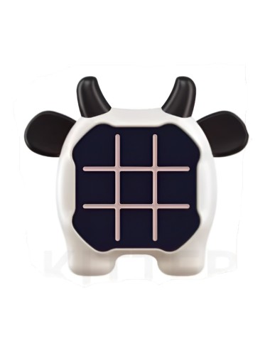 Juego De Mesa Triqui Tic Tact 2 En 1 Vaca Estrategia