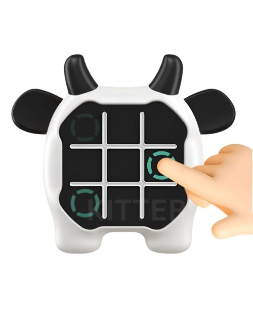 Juego De Mesa Triqui Tic Tact 2 En 1 Vaca Estrategia