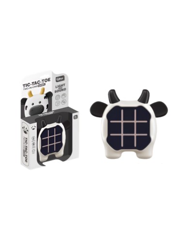 Juego De Mesa Triqui Tic Tact 2 En 1 Vaca Estrategia