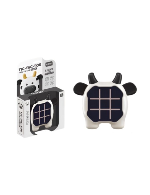 Juego De Mesa Triqui Tic Tact 2 En 1 Vaca Estrategia