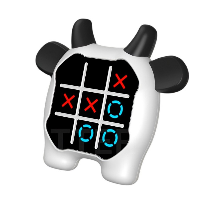 Juego De Mesa Triqui Tic Tact 2 En 1 Vaca Estrategia