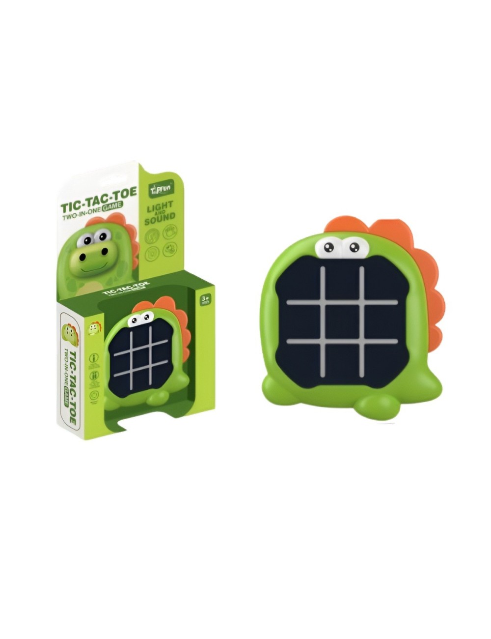 Juego De Mesa Triqui Tic Tact 2 En 1 Dinosaurio Estrategia