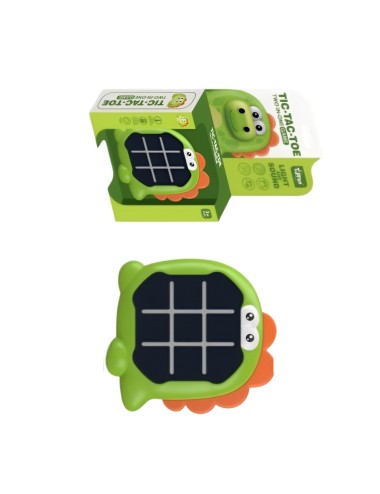 Juego De Mesa Triqui Tic Tact 2 En 1 Dinosaurio Estrategia