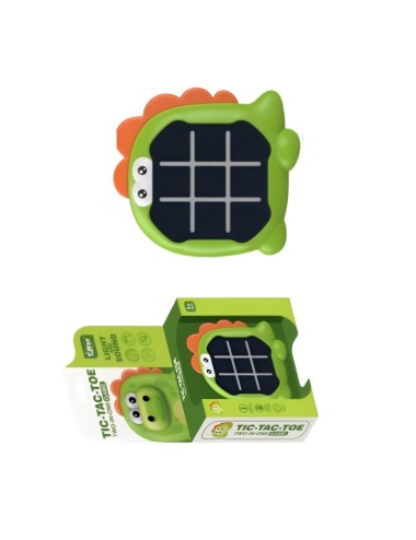 Juego De Mesa Triqui Tic Tact 2 En 1 Dinosaurio Estrategia