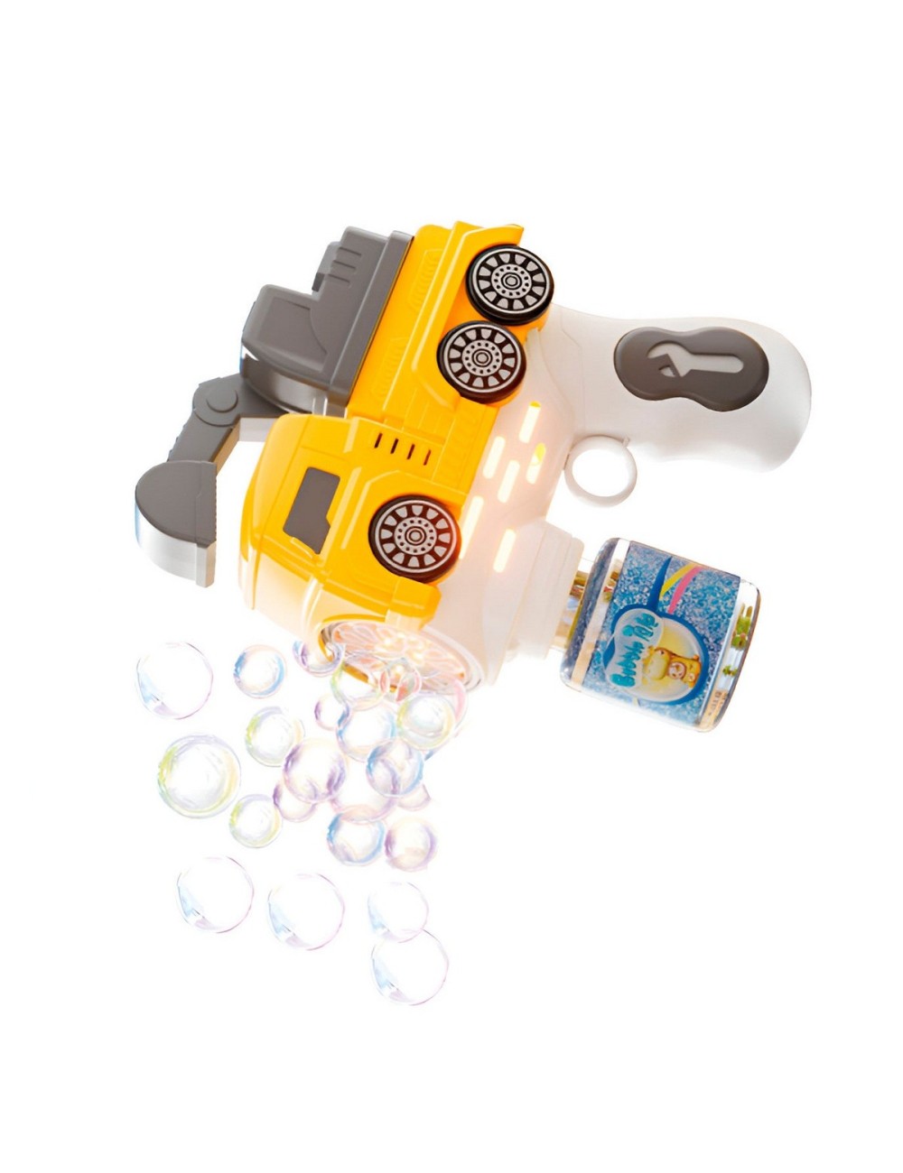 Pistola Burbujera Retroexcavadora Con Liquido De Burbujas