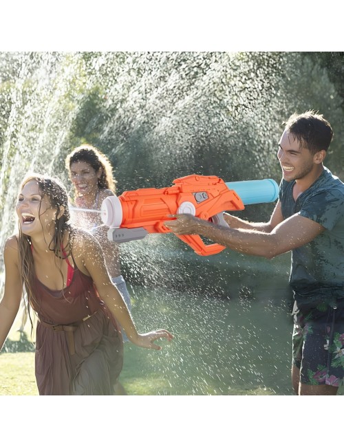 Pistola De Agua Grande Juguete Interactivo Top Gun