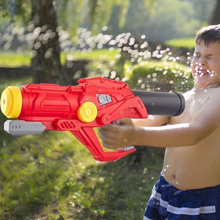 Pistola De Agua Grande Juguete Interactivo Top Gun