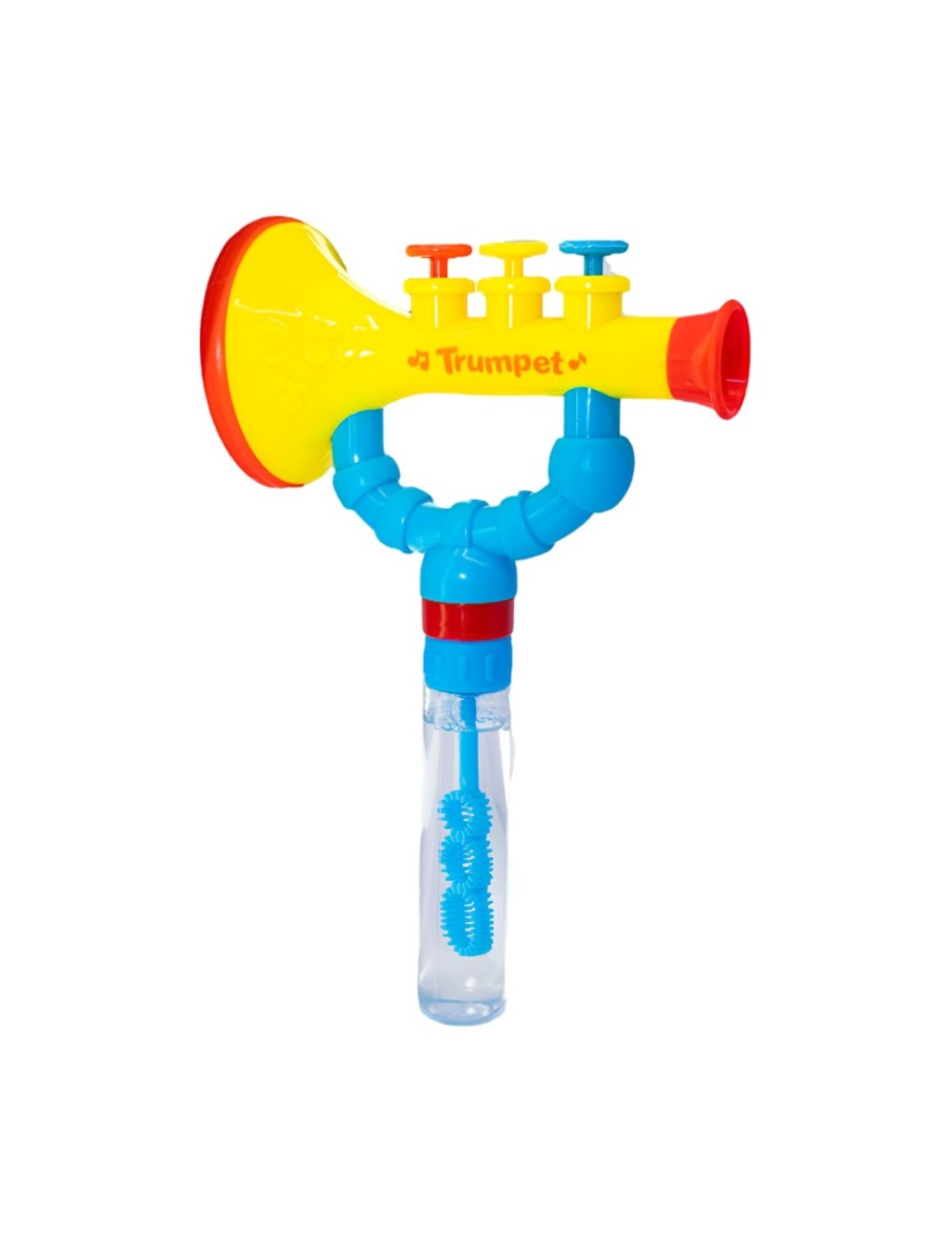 Burbujero Figura Trompeta Multicolor Juguete Interactivo