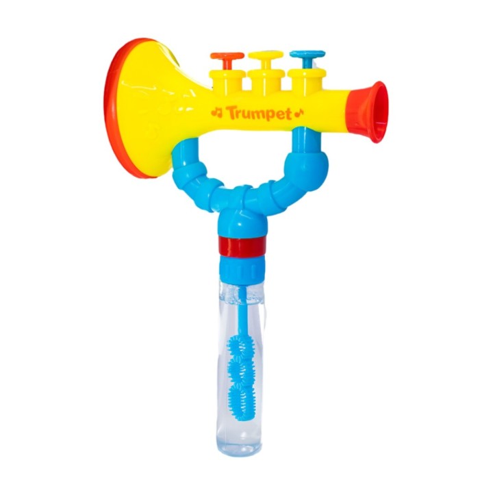 Burbujero Figura Trompeta Multicolor Juguete Interactivo
