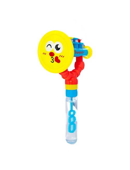 Burbujero Figura Trompeta Multicolor Juguete Interactivo