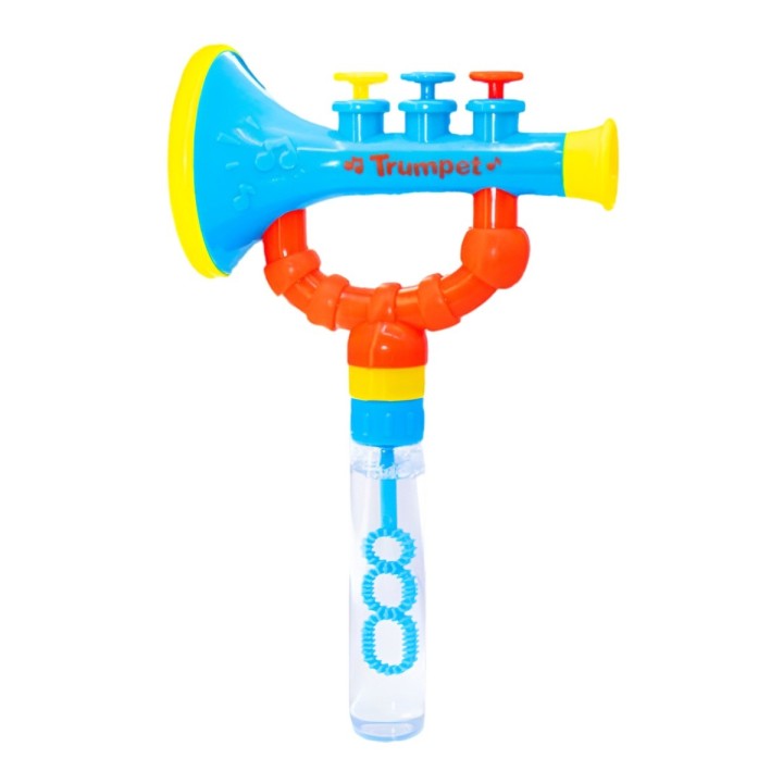 Burbujero Figura Trompeta Multicolor Juguete Interactivo
