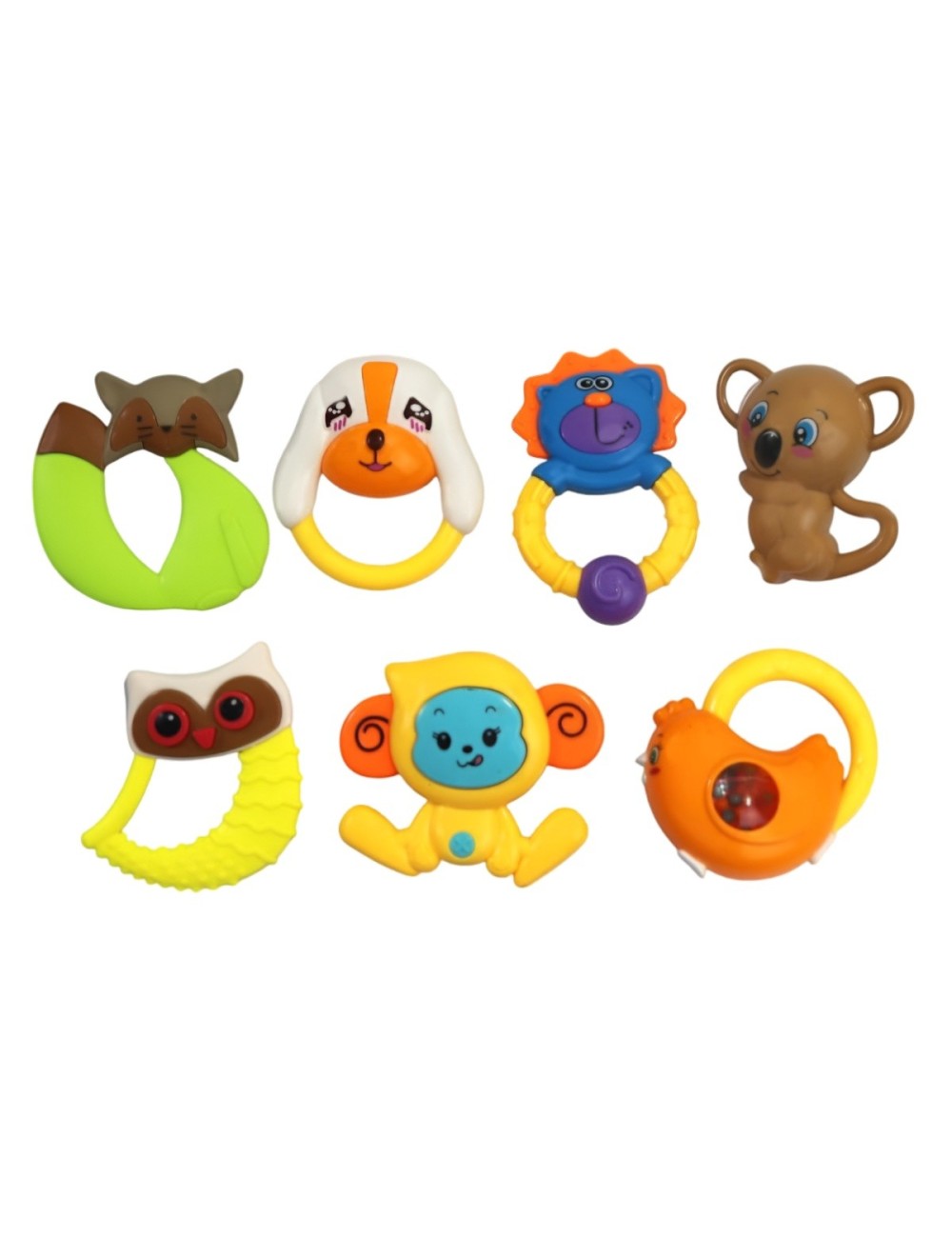 Sonajeros Juguete Estimulacion Y Desarrollo Set X 7 Unidades