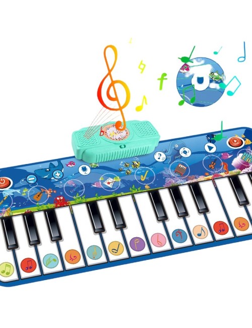 Piano Tape Musical Mundo Marino Juguete + Baterias