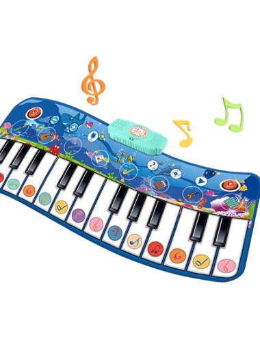 Piano Tape Musical Mundo Marino Juguete + Baterias