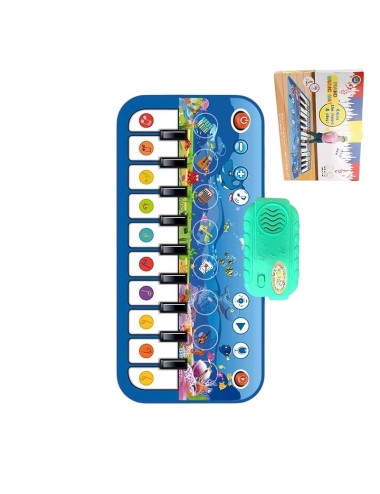 Piano Tape Musical Mundo Marino Juguete + Baterias