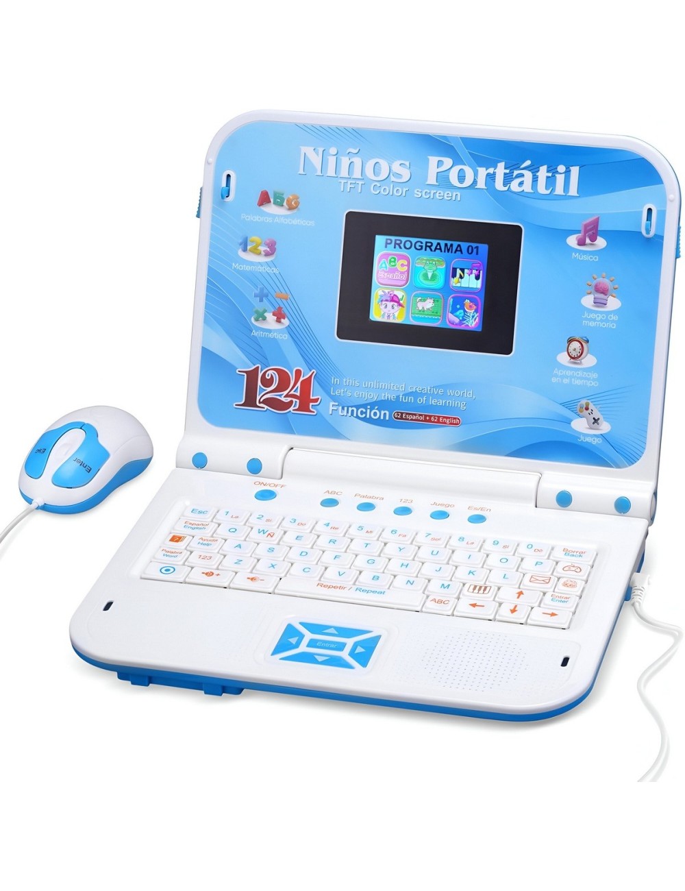 Computador Didactico 124 Funciones Pantalla De Color