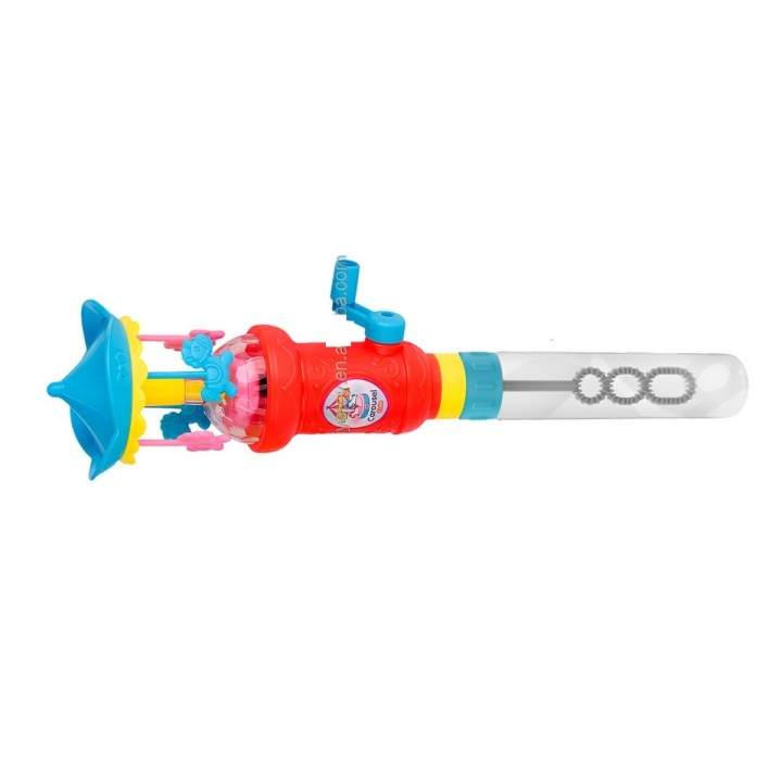 Burbujero Figura Carrusel Caballos Poni Juguete Interactivo