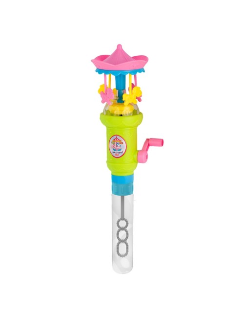 Burbujero Figura Carrusel Caballos Poni Juguete Interactivo