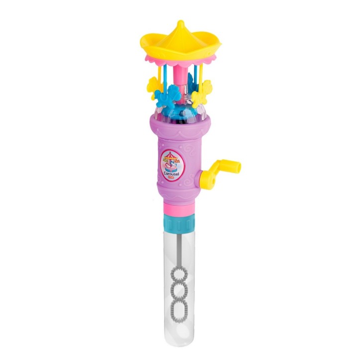Burbujero Figura Carrusel Caballos Poni Juguete Interactivo