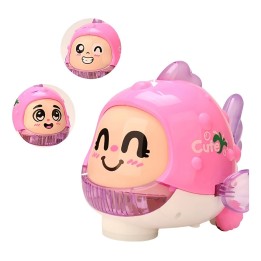 Pez Robot Juguete Interactivo Luces Sonido Movimiento