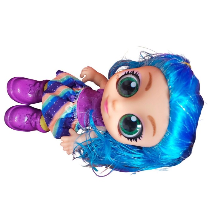Muñeca Ojos Expresivos Con Mascota Y Accesorios Juguete Niña