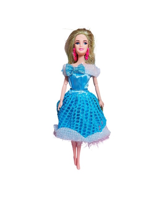 Muñeca Princesa Con Vestido Elegante Mascota Y Accesorios