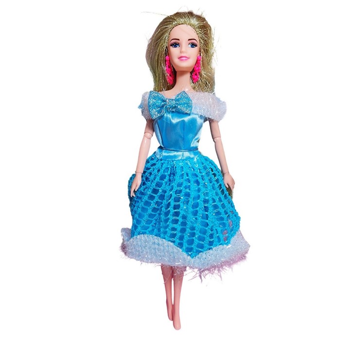 Muñeca Princesa Con Vestido Elegante Mascota Y Accesorios