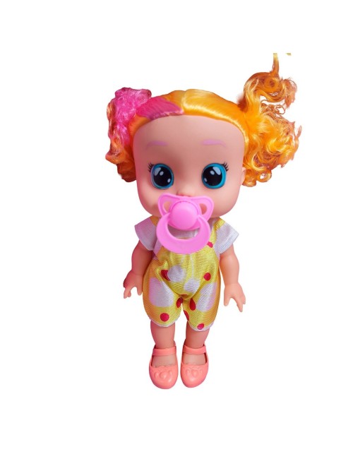 Muñeca Bebe Con Gafas Chupo Mascota Y Accesorios + Tetero