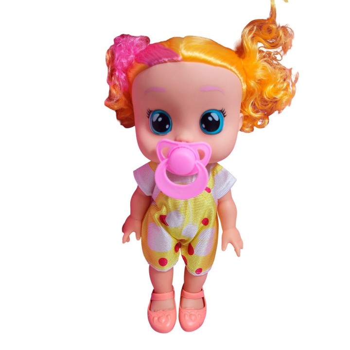 Muñeca Bebe Con Gafas Chupo Mascota Y Accesorios + Tetero