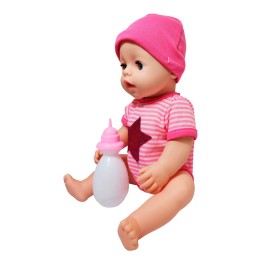 Muñeco Bebe Bebote Con Pijama Juguete Niña + Tetero