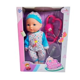 Muñeco Bebe Bebote Con Pijama Estetoscopio Juguete Niñas