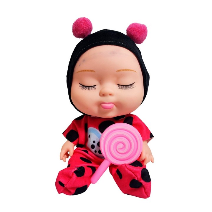 Muñeco Bebe Dormilon Bebote Con Paleta De Juguete Niñas
