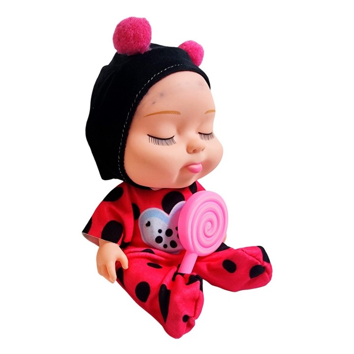 Muñeco Bebe Dormilon Bebote Con Paleta De Juguete Niñas