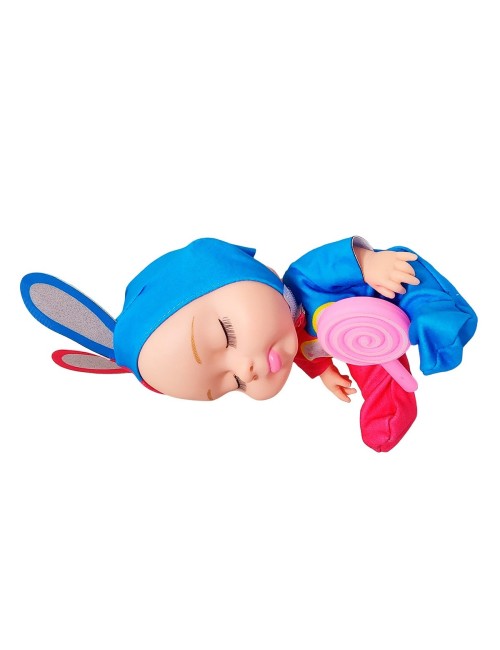 Muñeco Bebe Dormilon Bebote Con Paleta De Juguete Niñas