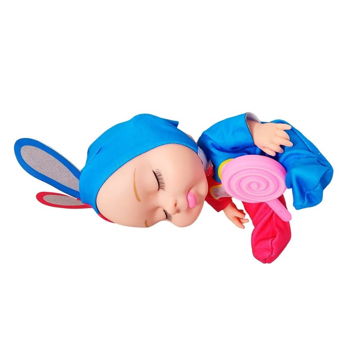 Muñeco Bebe Dormilon Bebote Con Paleta De Juguete Niñas